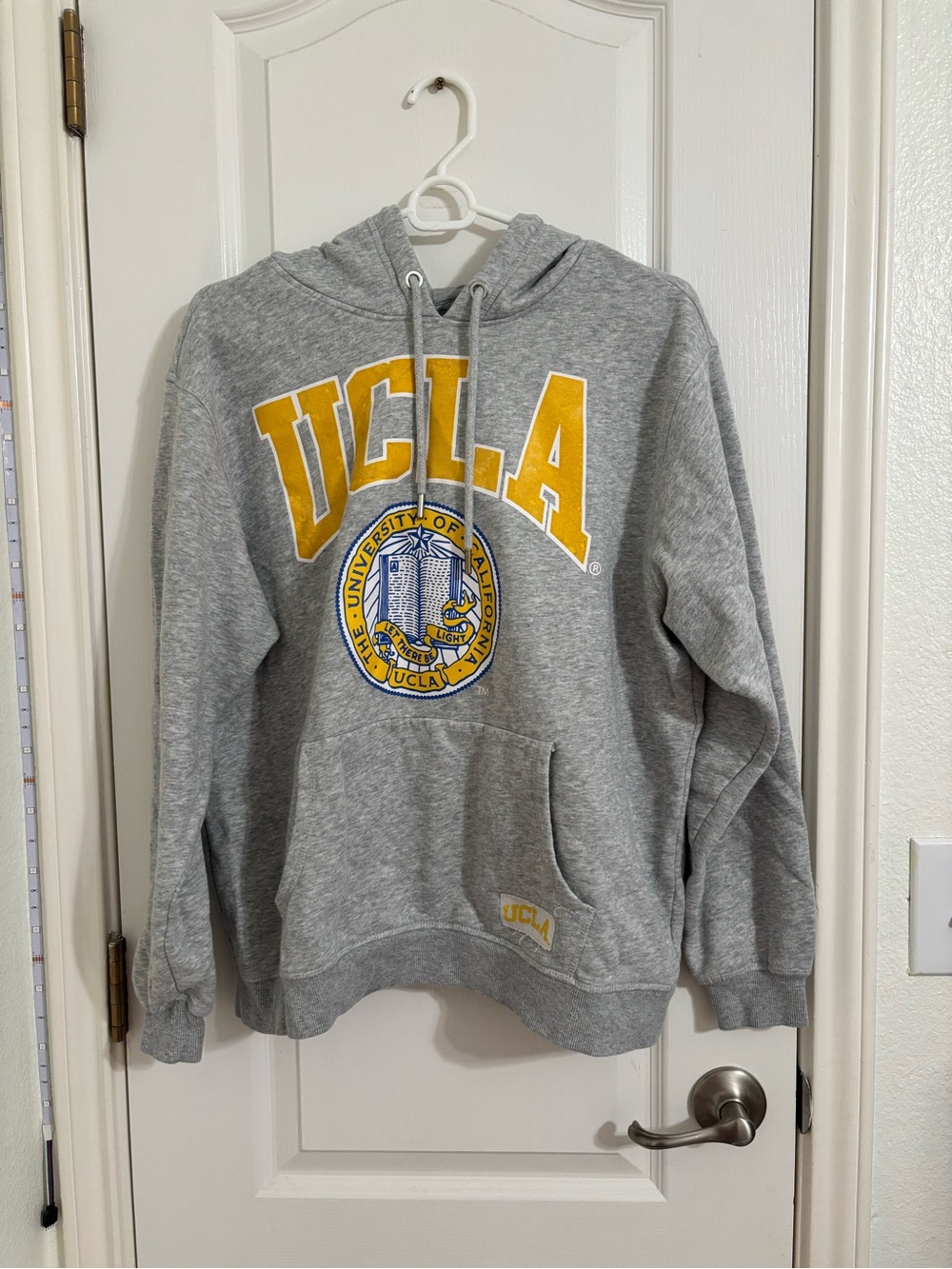 H&M Gray Crewneck Hoodie with Yellow UCLA Logo